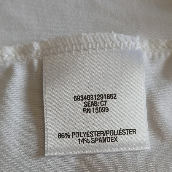 Elegant White Long Sleeve Women's Top - Picture 5 of 5